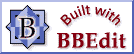 built with bbedit